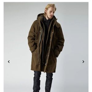 Acne Studios Olive Vancouver Jacket Parka Green